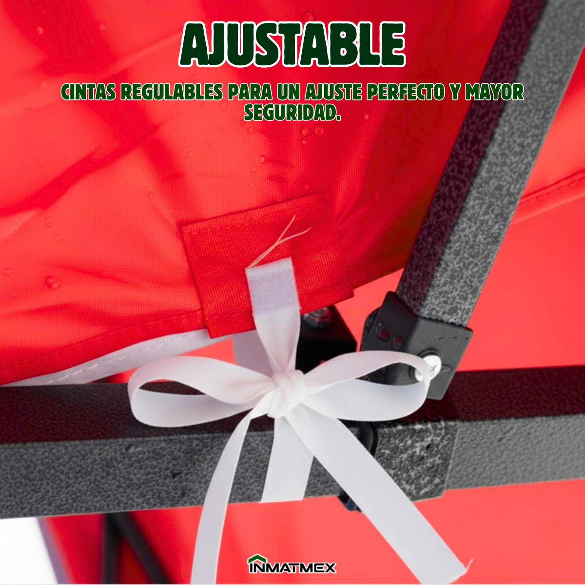 Repuesto de Toldo Para Carpa 3 X 3 M Rojo