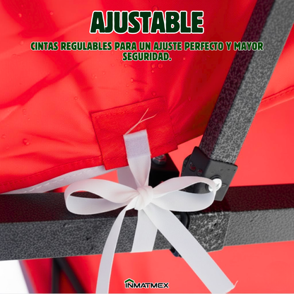 Repuesto de Toldo Para Carpa 3 X 3 M Rojo