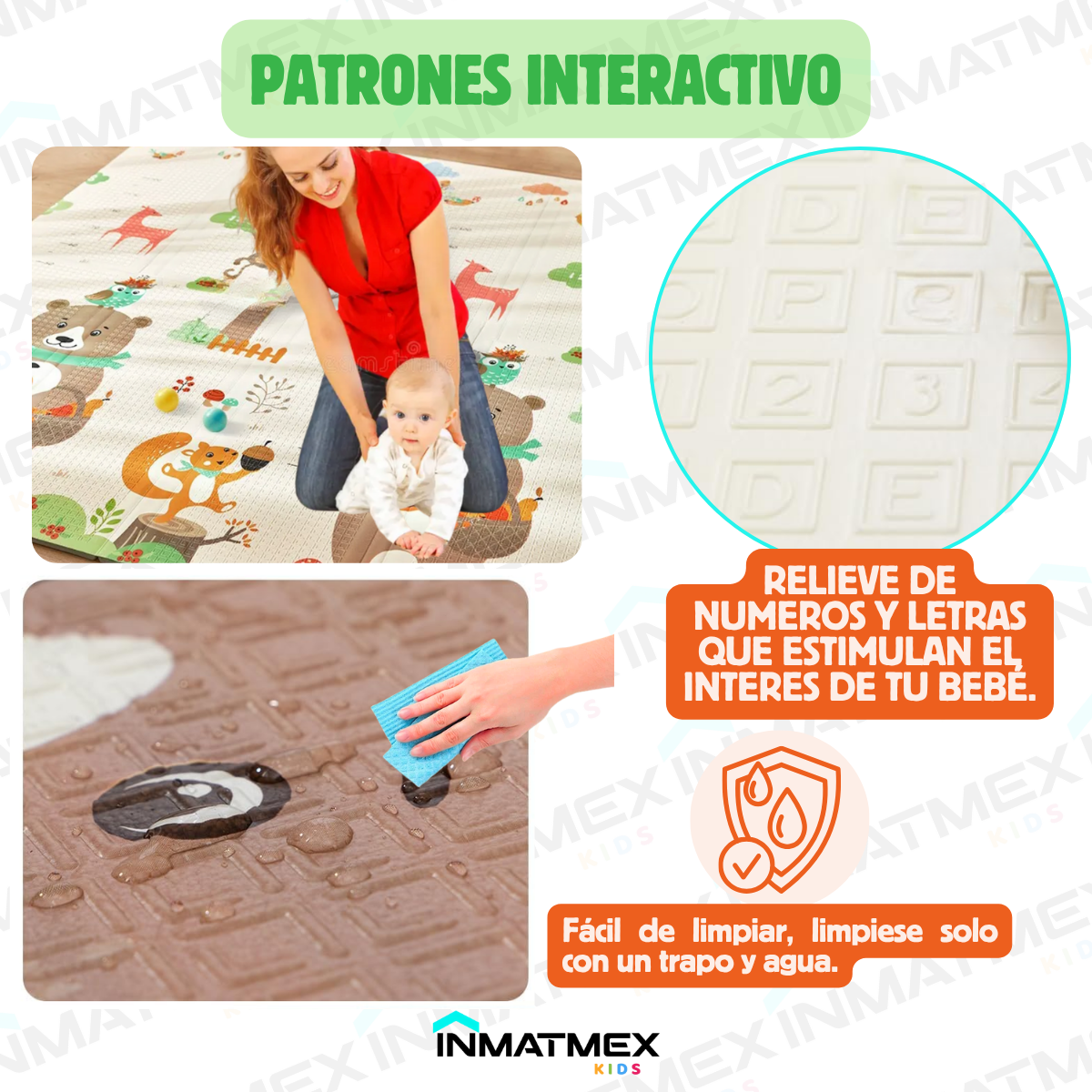 Tapete de Bebé OSOS Doble Vista LDPE