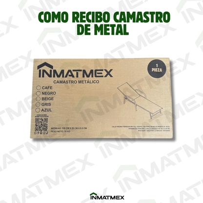Camastro de Metal Negro