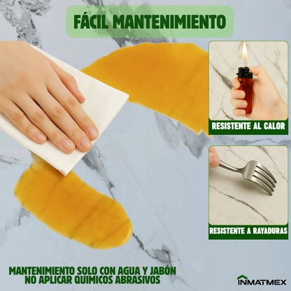 Placa de Marmol Blanca 60 CM X 120 CM