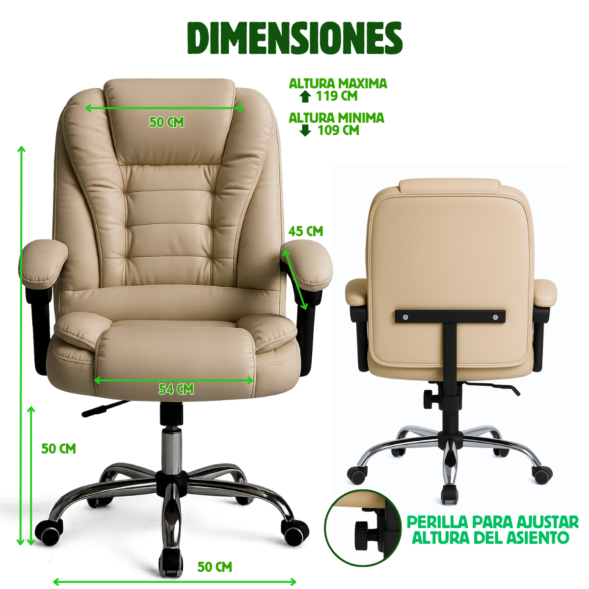 Silla Master Chair Beige