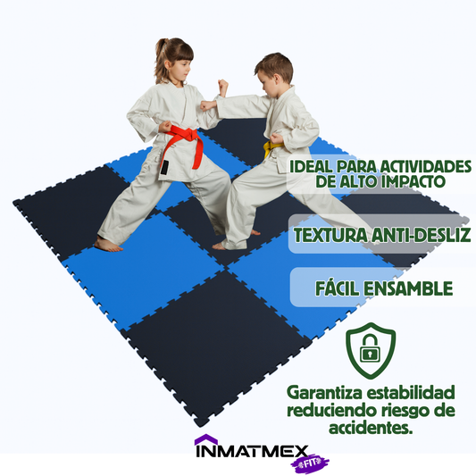 Tatami Negro-Azul