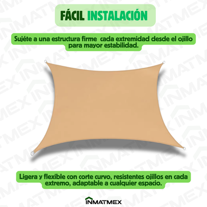 Malla Velaria 4 x 5 M