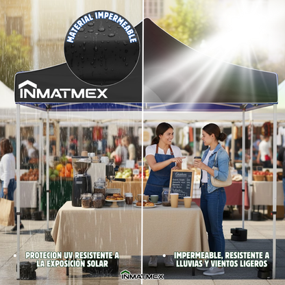 Repuesto de Toldo Para Carpa 3 X 3 M Negro