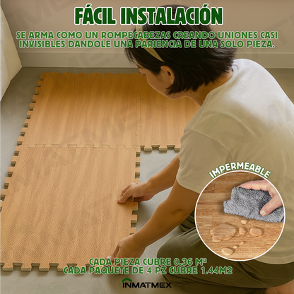 Piso EVA Madera Maple