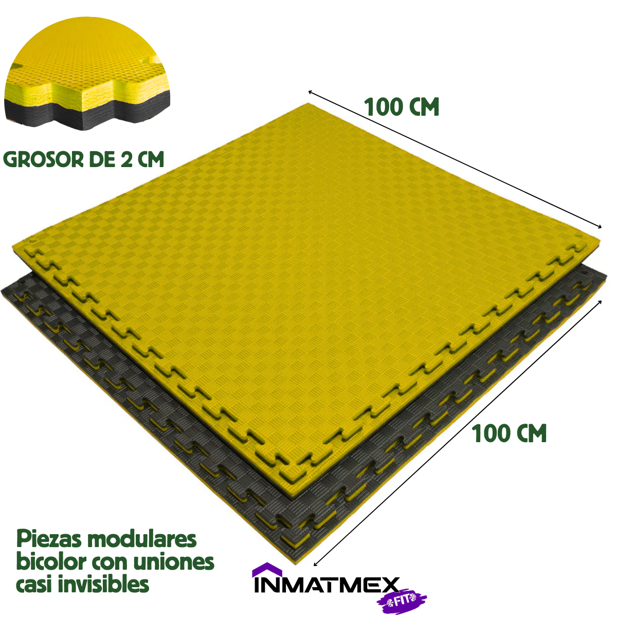 Tatami Negro-Amarillo