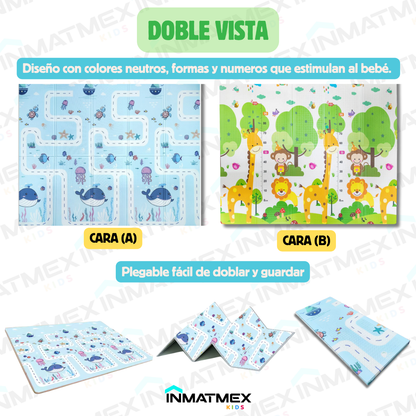 Tapete de Bebé Jirafa Doble Vista LDPE