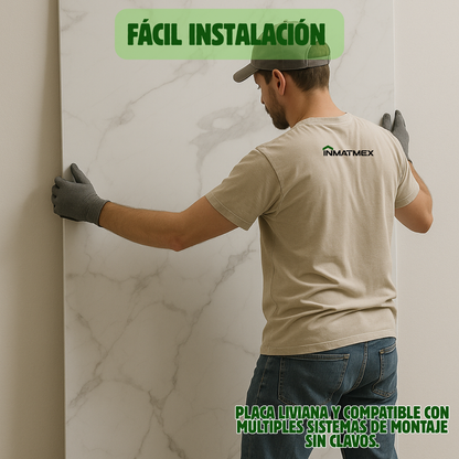 Placa de Marmol Blanca 60 CM X 120 CM