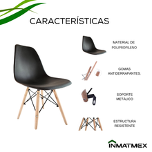 Cargar imagen en el visor de la galería, Silla Minimalista Eames Moderna 10 Piezas
