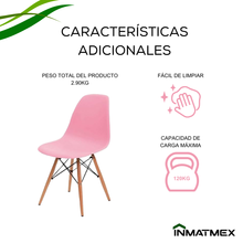 Cargar imagen en el visor de la galería, Silla Minimalista Eames Moderna 10 Piezas
